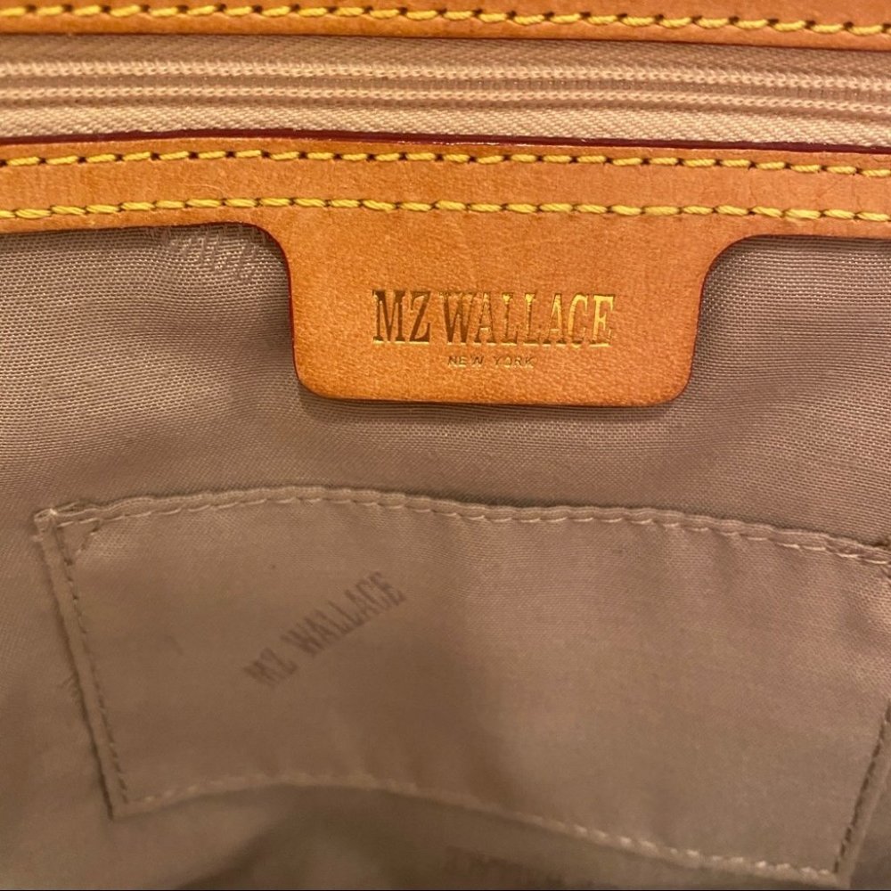 MZ Wallace Clementine Mahogany Bedford Quilted EUC - Picture 12 of 16